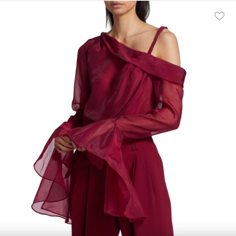 Aje Edith Draped Top